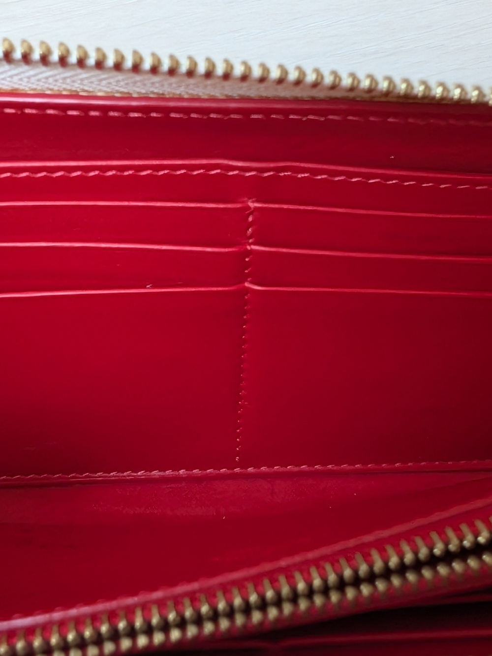 Christian Louboutin White Leather Panetone Multicolor Spikes Zip-Around Wallet - Picture 14 of 14